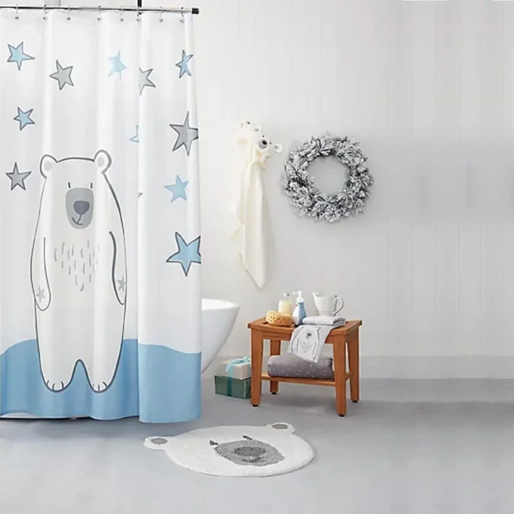 NWT Marmalade 72-Inch x 72-Inch Polar Bear Shower Curtain
